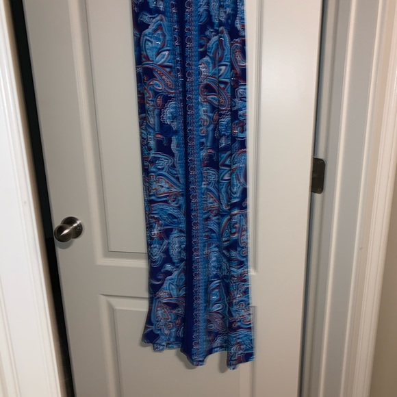 NWT INC Paisley beaded maxi dress PM - Picture 7 of 16